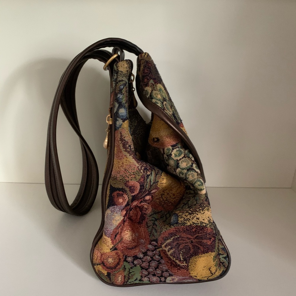 Vintage brocade purse backpack 2 in 1 - Picture 13 of 16